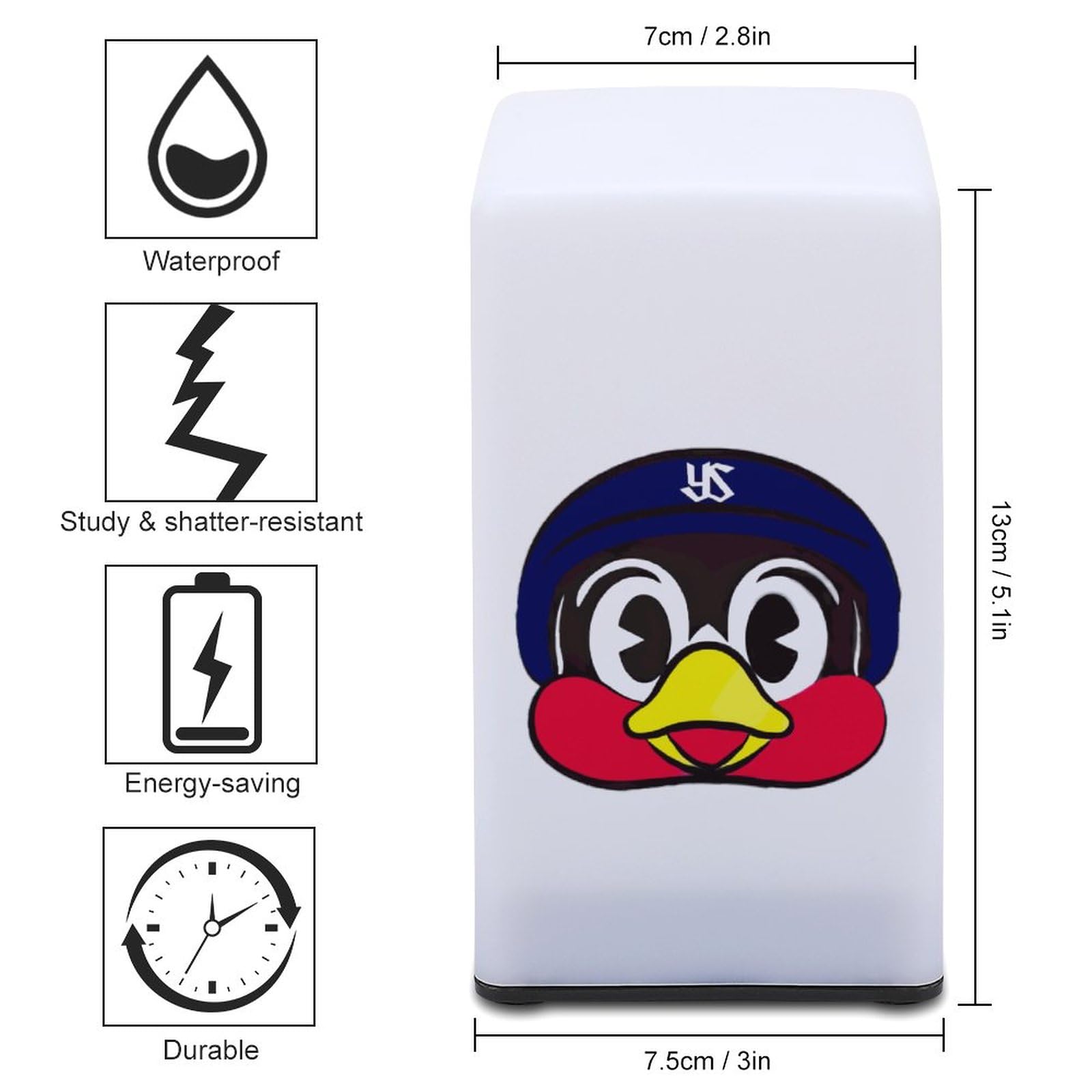 Amazon.co.jp : 東京ヤクルトスワローズ つば九郎ランプ スクエア