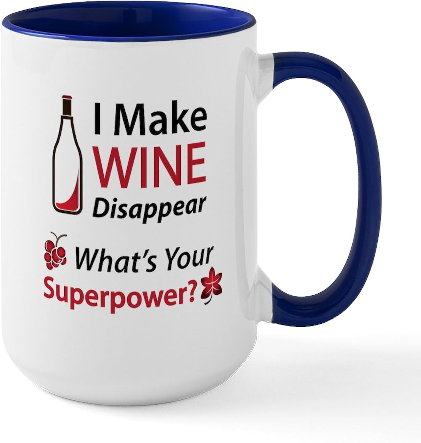 CafePress Wine Disappear Mugs 15 oz (444 ml) Ceramic Coffee Mug