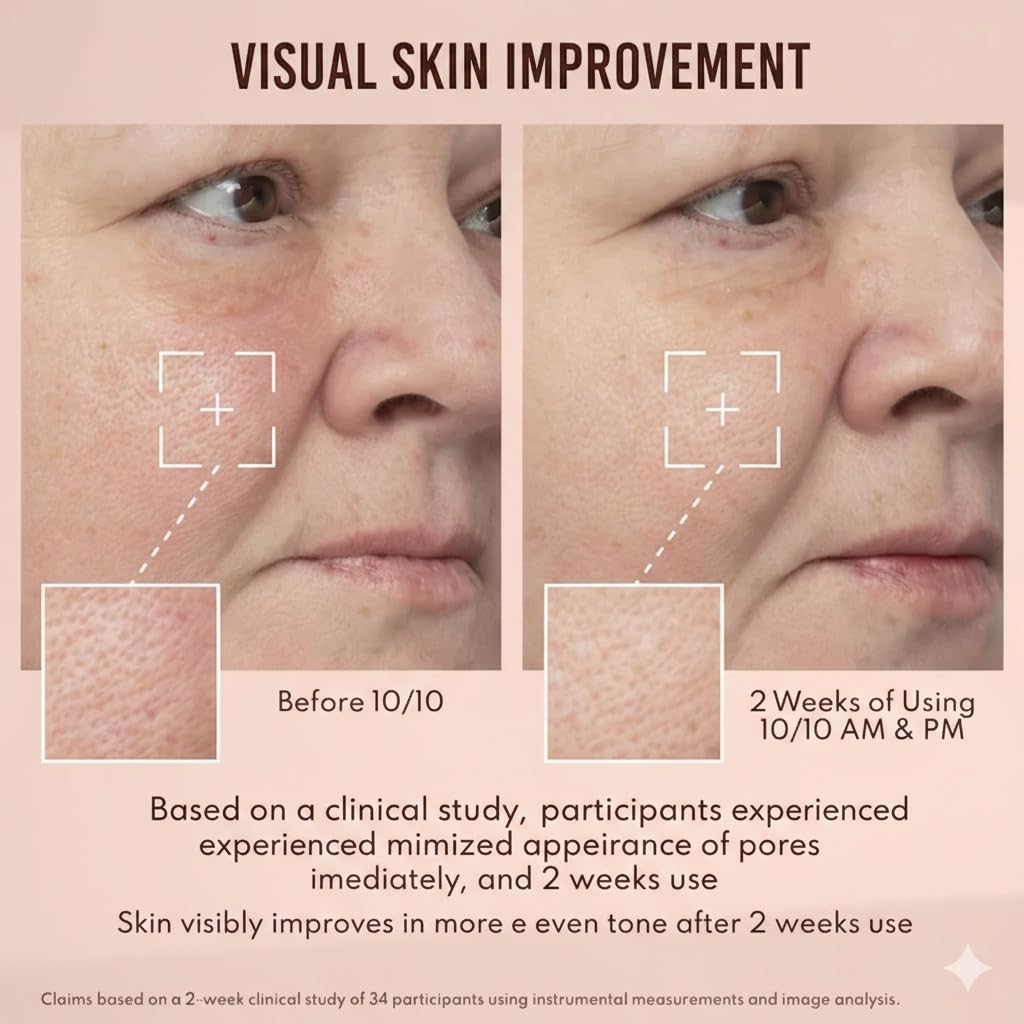Yummy Skin 10/10 Barrier Boost Hyaluronic Acid + Ectoin Plumping Serum - Supercharged Hydrating Formula with 10 Molecular Weights of Hyaluronic Acid + Ectoin – 1.69 fl oz