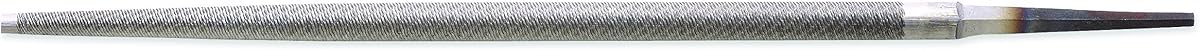 Nicholson Round Hand File Without Handle, Single Cut, American Pattern, Bastard Cut, 10" Length