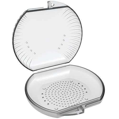 Estuche de retención, ARGOMAX Aligner, caja de frenos, 1 caja de ortodoncia (gris).