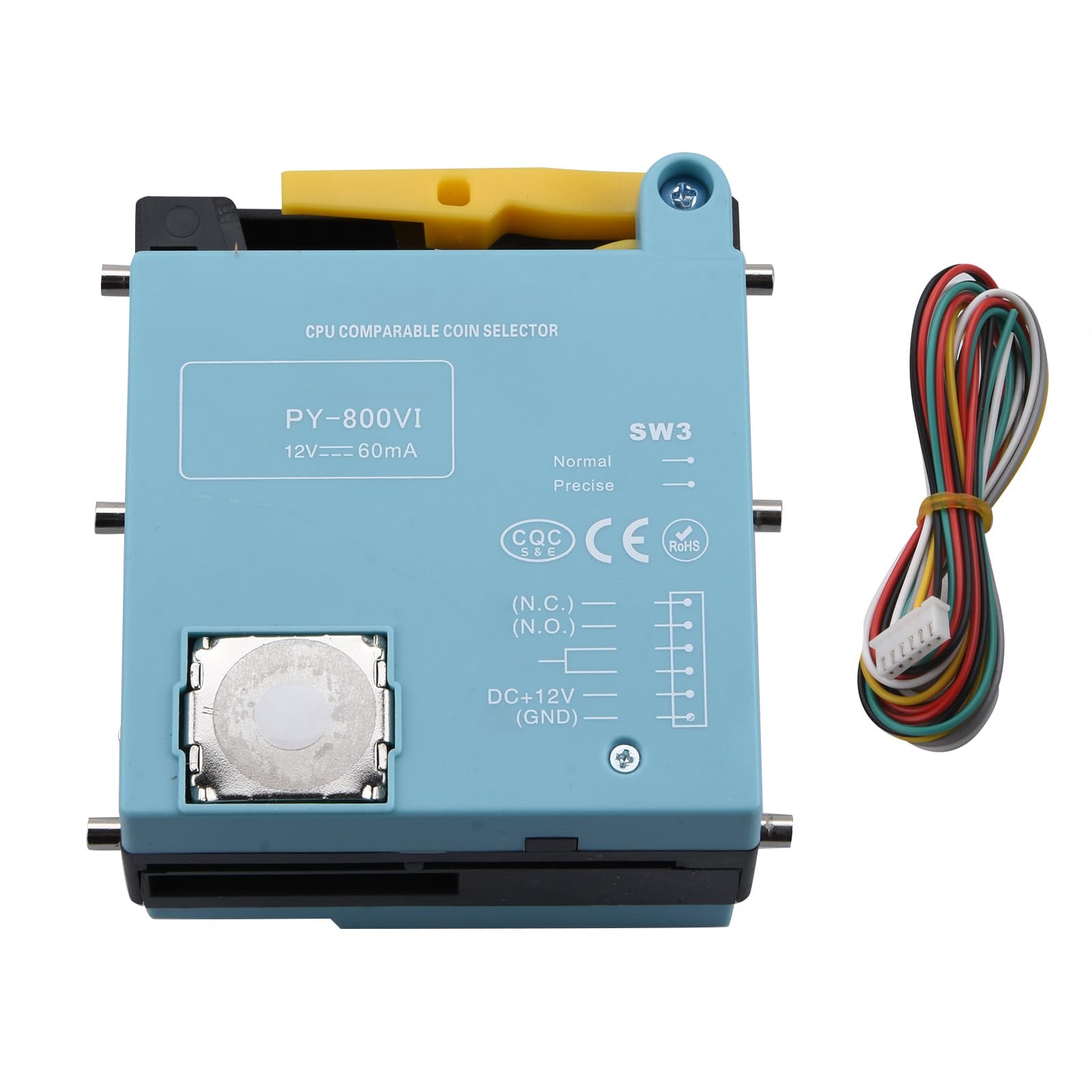 PY-800 - Selector de monedas Arcade Token Acceptor CPU Selector de monedas comparable para máquina expendedora de juegos de arcade