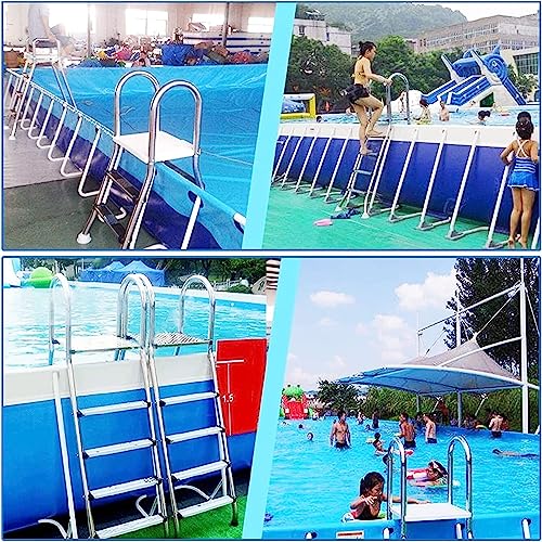 Escalera para piscina de 4 niveles acero inoxidable miniatura 5