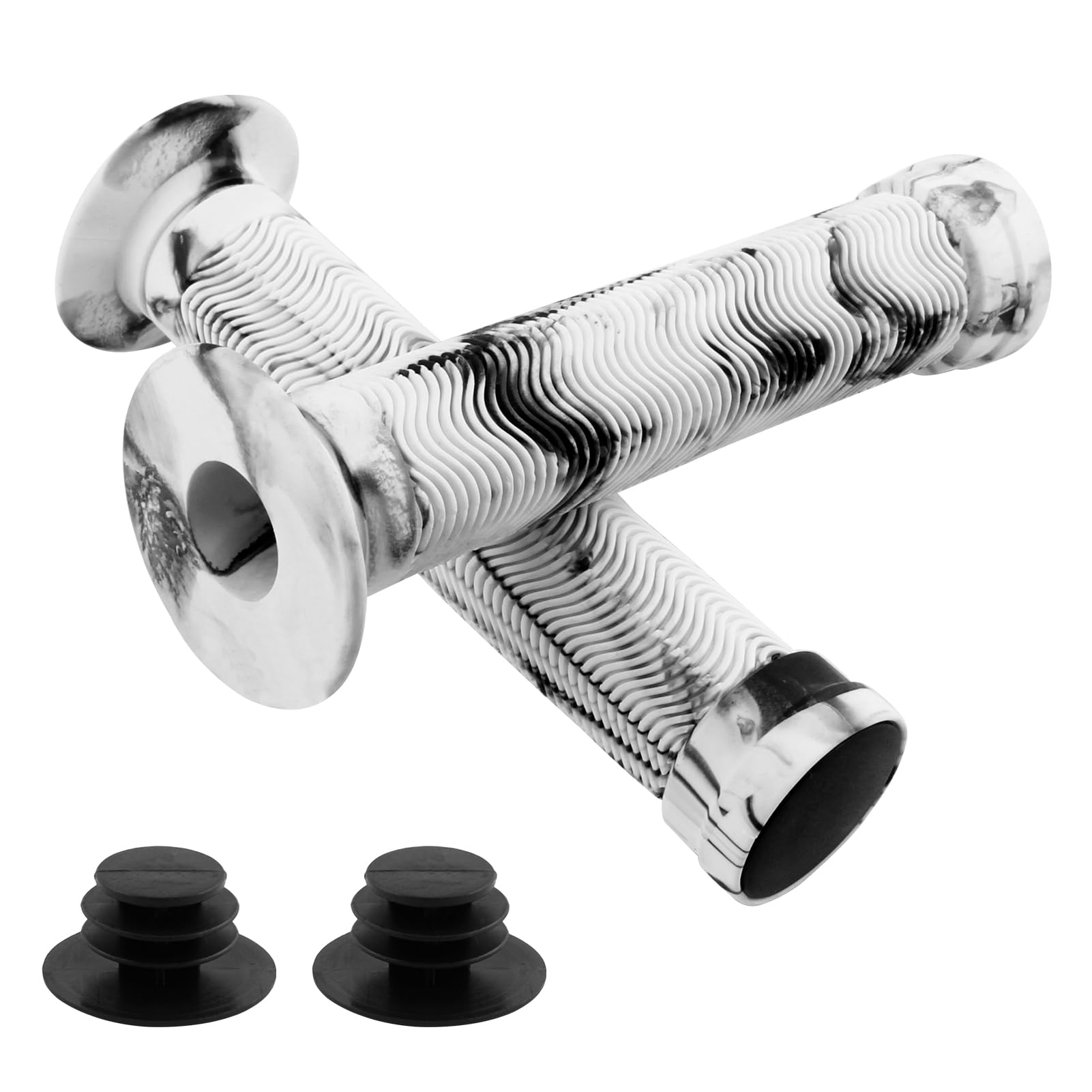 Manillares para Bicicletas,145 mm para Bicicleta BMX MTB Cruiser Urban triciclos de montaña Carretera,Puños duraderos y cómodos para Patinete Acrobático