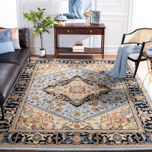Image of Hand Tufted Modern Design Exported Collection High Low Pattern Wool Carpet for Living Room, Bedroom & Hall (Multi 2, 5 x 7 Feet)