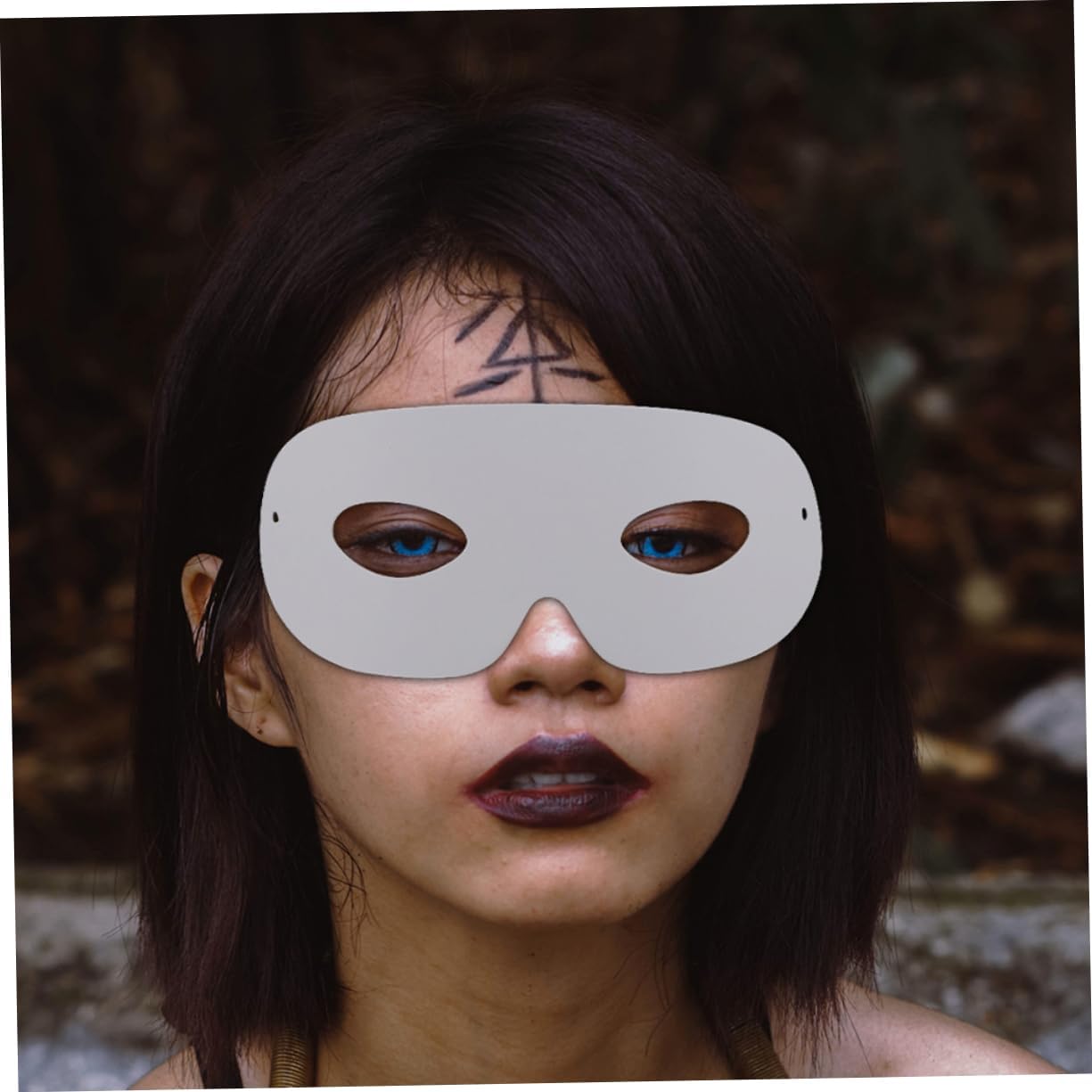 Halloween Party Mask 80pcs Paper Blank Half Face for Kids Adults