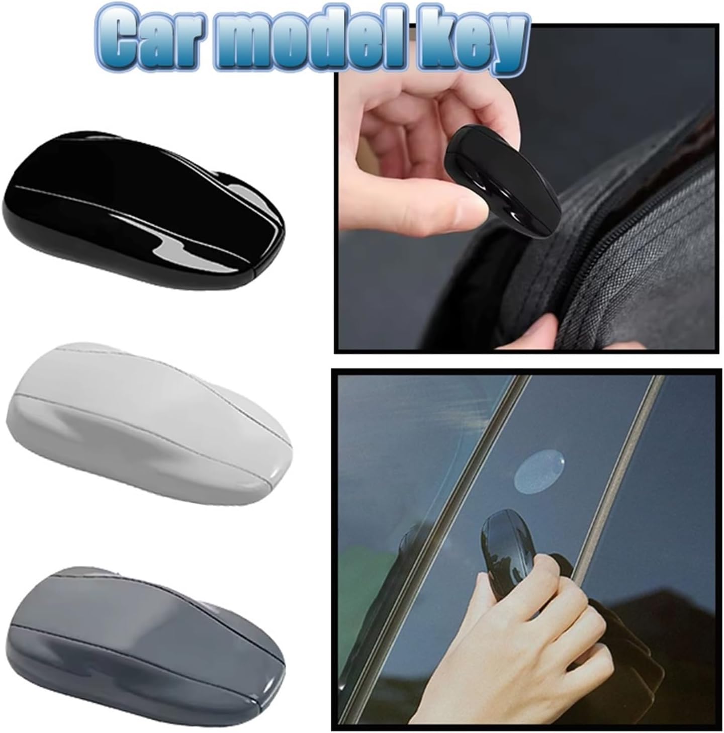 Compatible For Tesla Models Car Key Sets Smart Remote Control Model Card/Y Juniper Accessory(Black)