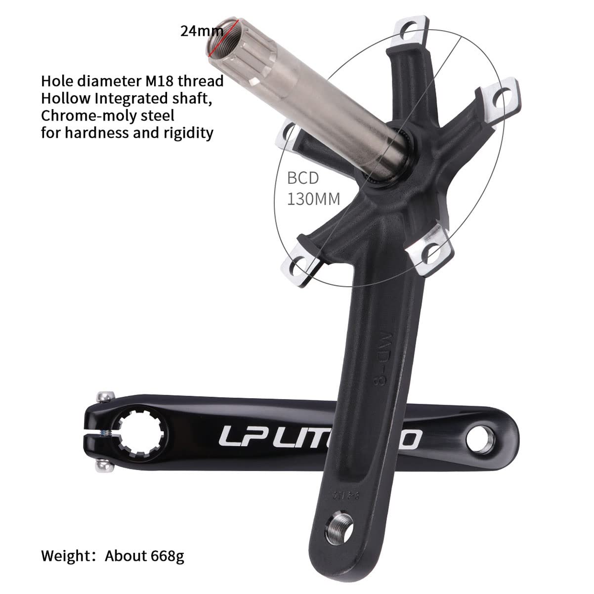 新古品ミニベロに最適！クランク&BBフルセットFSA 53/39T 170mm長 新古