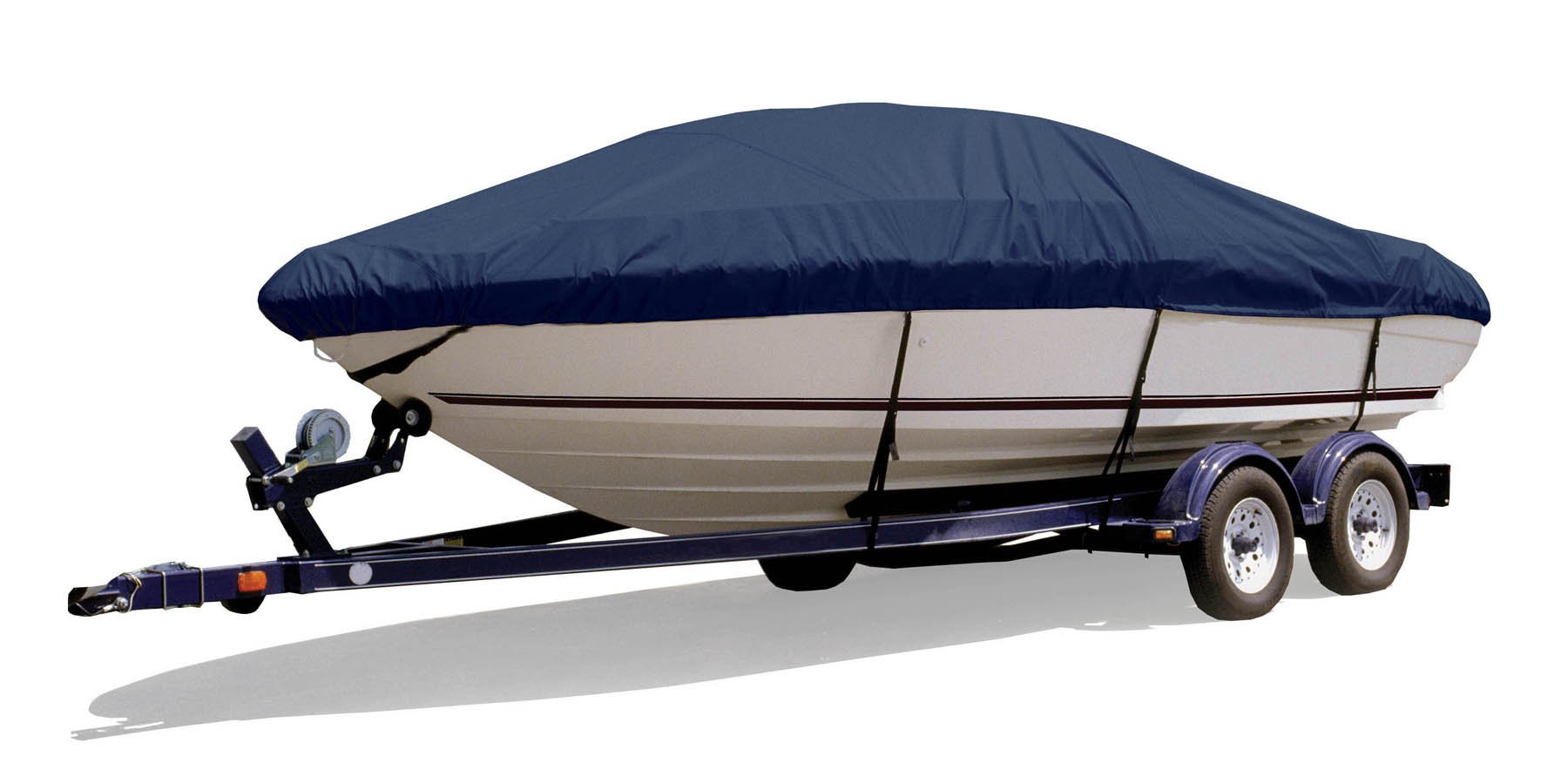 Survivor Marine Products Boat Cover for V-Hull Style Cuddy Cabin (Inboard/Outboard Engine), Navy, 24-Feet 525-Feet 4 Length Overall x 102-Inch Beam Width