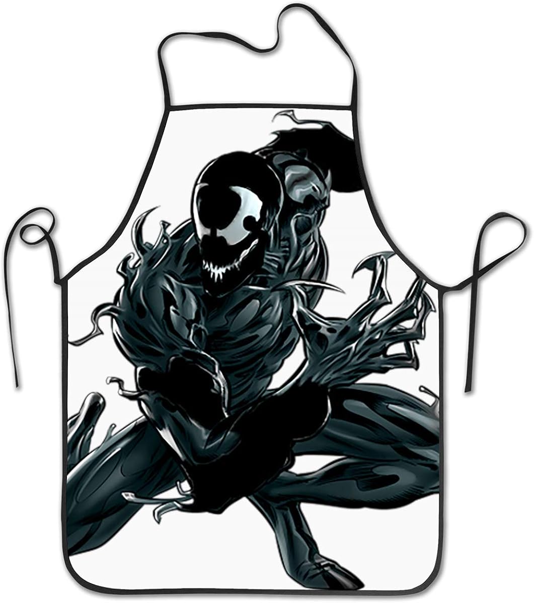 Custom ApronsVenom Unisex Kitchen Bib Apron with Adjustable Neck for