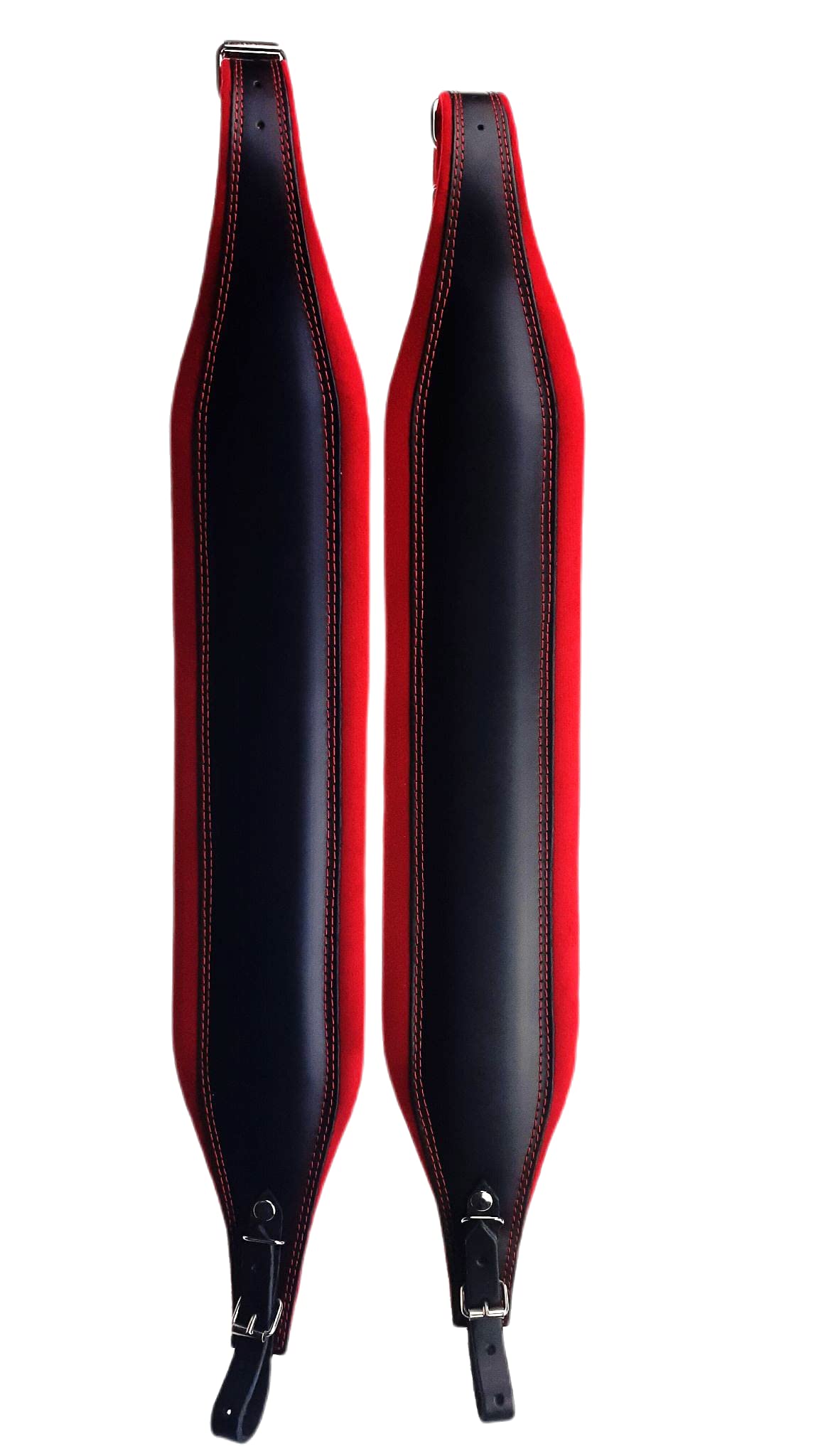 ProLine 9,3cm Fisarmonica Tracolla Pelle Rosso