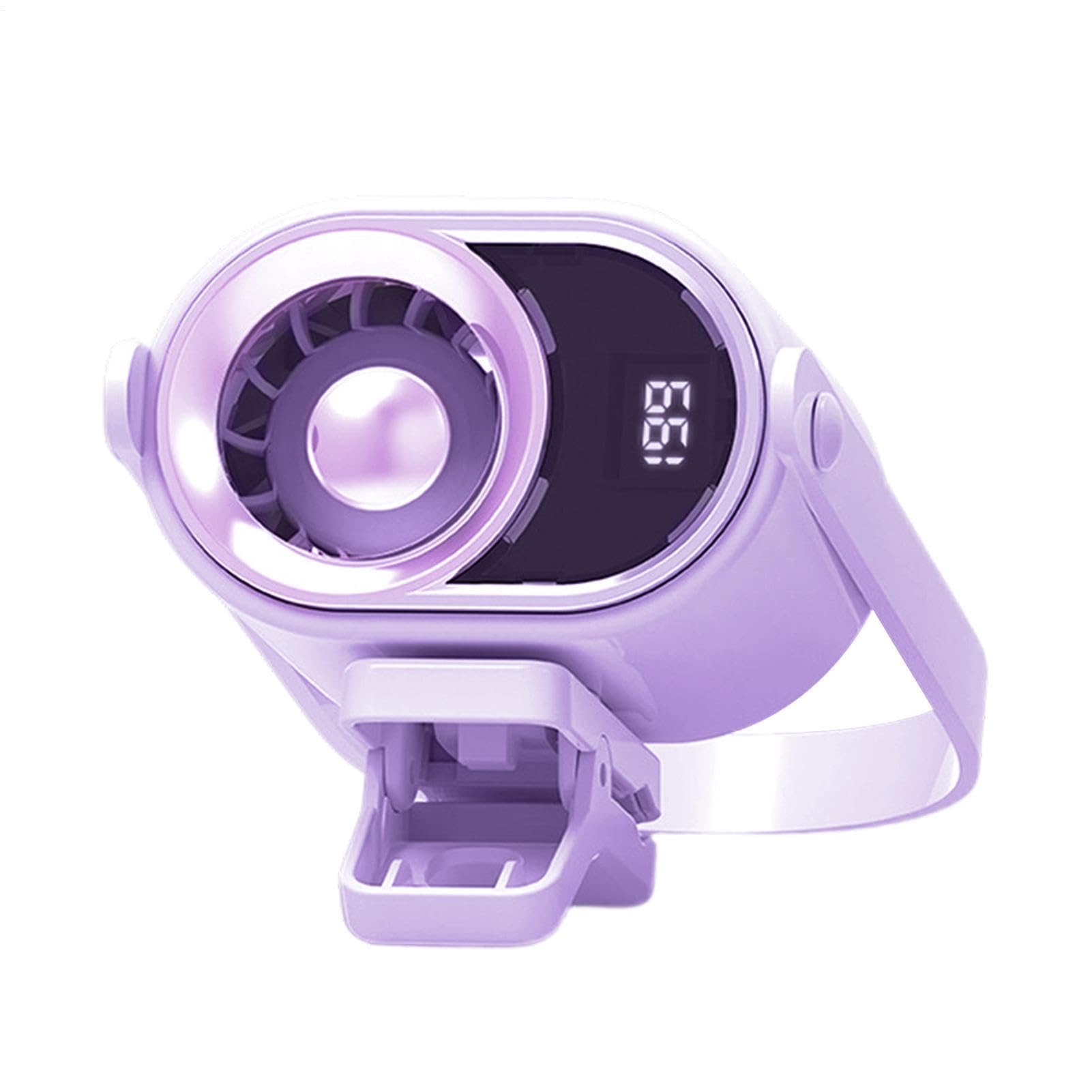 Ventilateur de camping silencieux avec pince et lumière pour vos nuits sous la tente