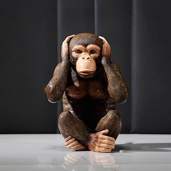 お猿さんの置物 おさるさんの陶芸の置物 ⭐︎国内送料無料⭐︎ その他置物