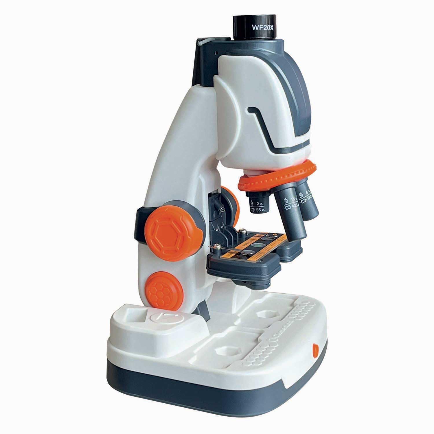 Clementoni Scienza e gioco - Microscopio per bambini - Digitale e analogico - WiFi e fotocamera inclusi - con vetrini digitali - A partire dagli 8 anni