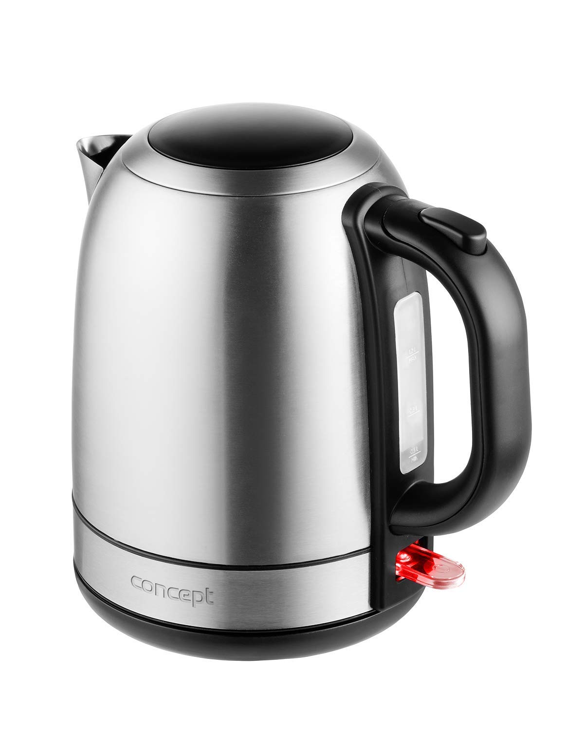 Bouilloire rotative 360 CONCEPT RK3250 argentée avec filtre anticalcaire 1,2L
