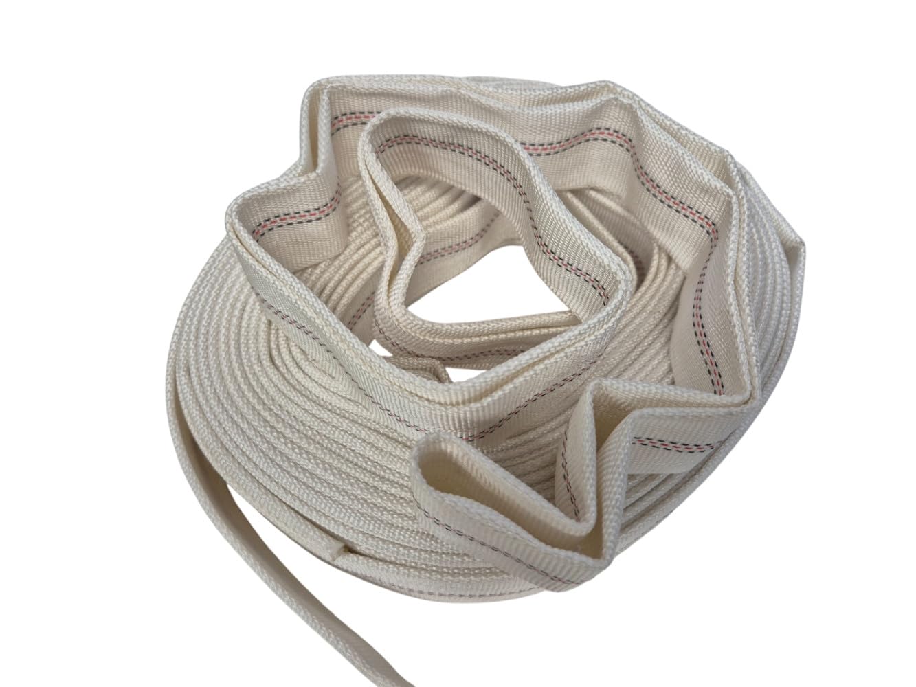 Lay Flat Discharge Hose 2 Inch 20 m - 50 mm Lined Water Pump Transfer Hose 8 Bar Working 24 Bar Burst - Heavy Duty Layflat Pipe for Irrigation Drainage Dewatering Flood Construction