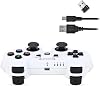 Kontorland P3G - PS3/PC Compatible Vibrating Wireless Gaming Arm GamePad (White)