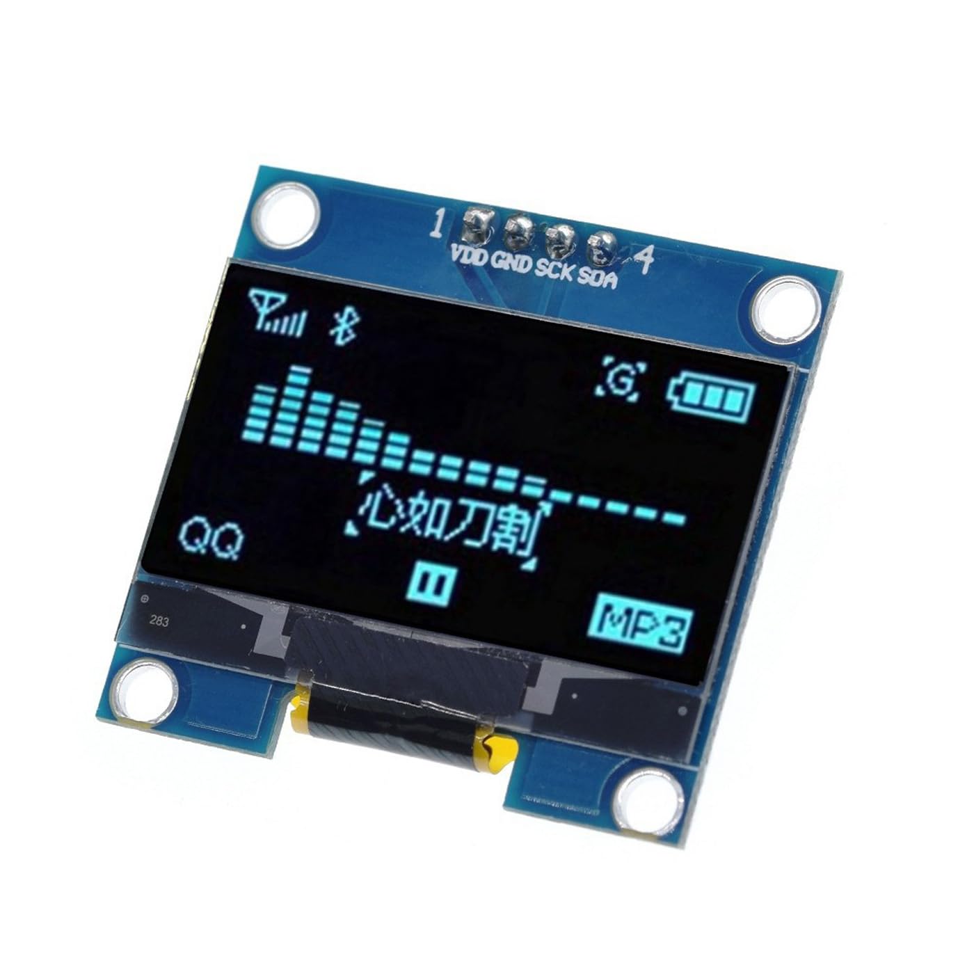 1,3 Zoll OLED Display Modul – SSH1106, I2C, 128x64, Für Arduino & STM32