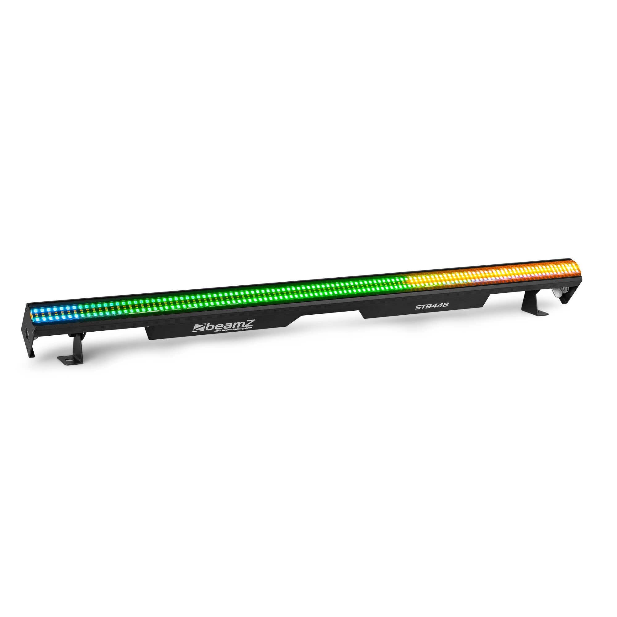 Beamz Light Stb448 Led Bar – Rgbaw Led Batten With Wash & Strobe Ing Effect, 448 Smd Leds, Dmx Control, Auto & Sound Modes – Ideal For Djs, Clubs & Stage Performances