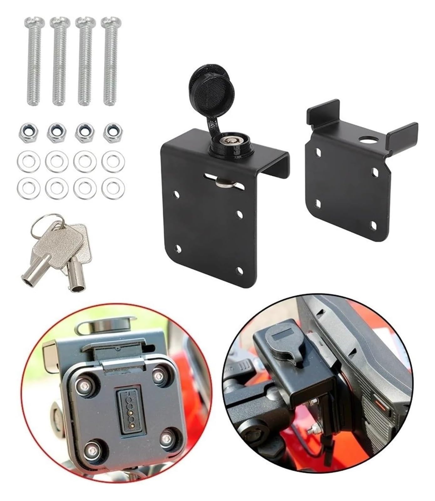 Soporte GPS para teléfono Kit De Bloqueo GPS para Zumo XT O XT2, Soporte Montaje con, Accesorios Aluminio para Motocicleta