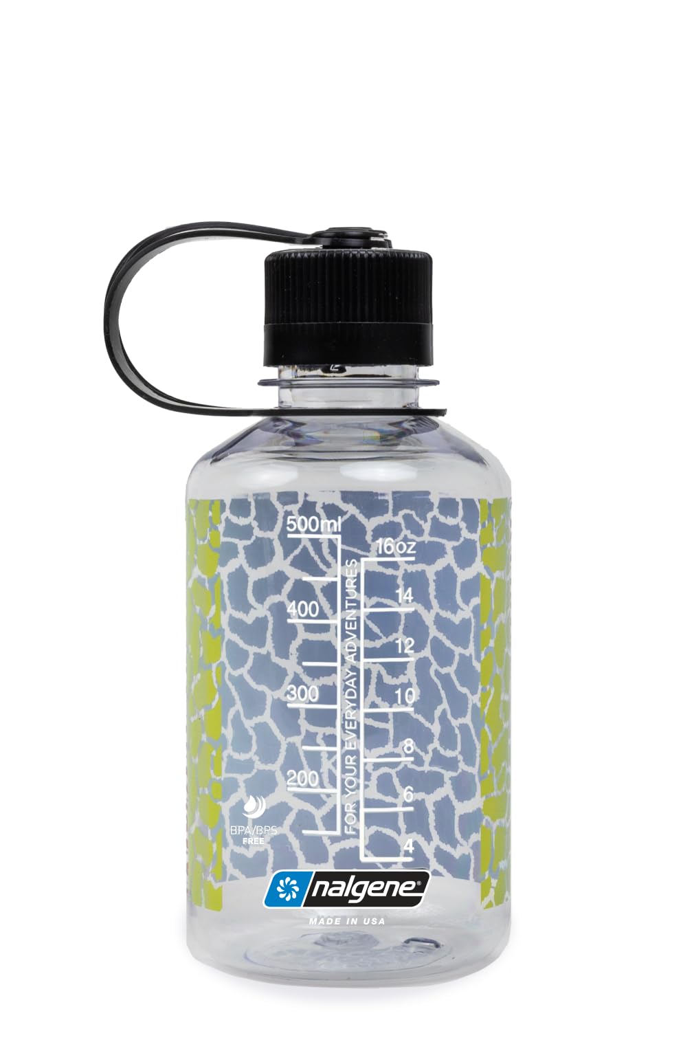 Botella Nalgene Sustain Tritan De 32 Oz (946 Ml), Boca Estrecha, Sin BPA, Hecha Con 50% De Plástico Reciclado (ISCC), Resistente Y A Prueba De Fugas