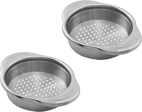 Miniatura 2 de XGNG - Colador de latas de acero inoxidable, 2 unidades, colador de latas de verduras y frutas, mejor para atún enlatado, versátil