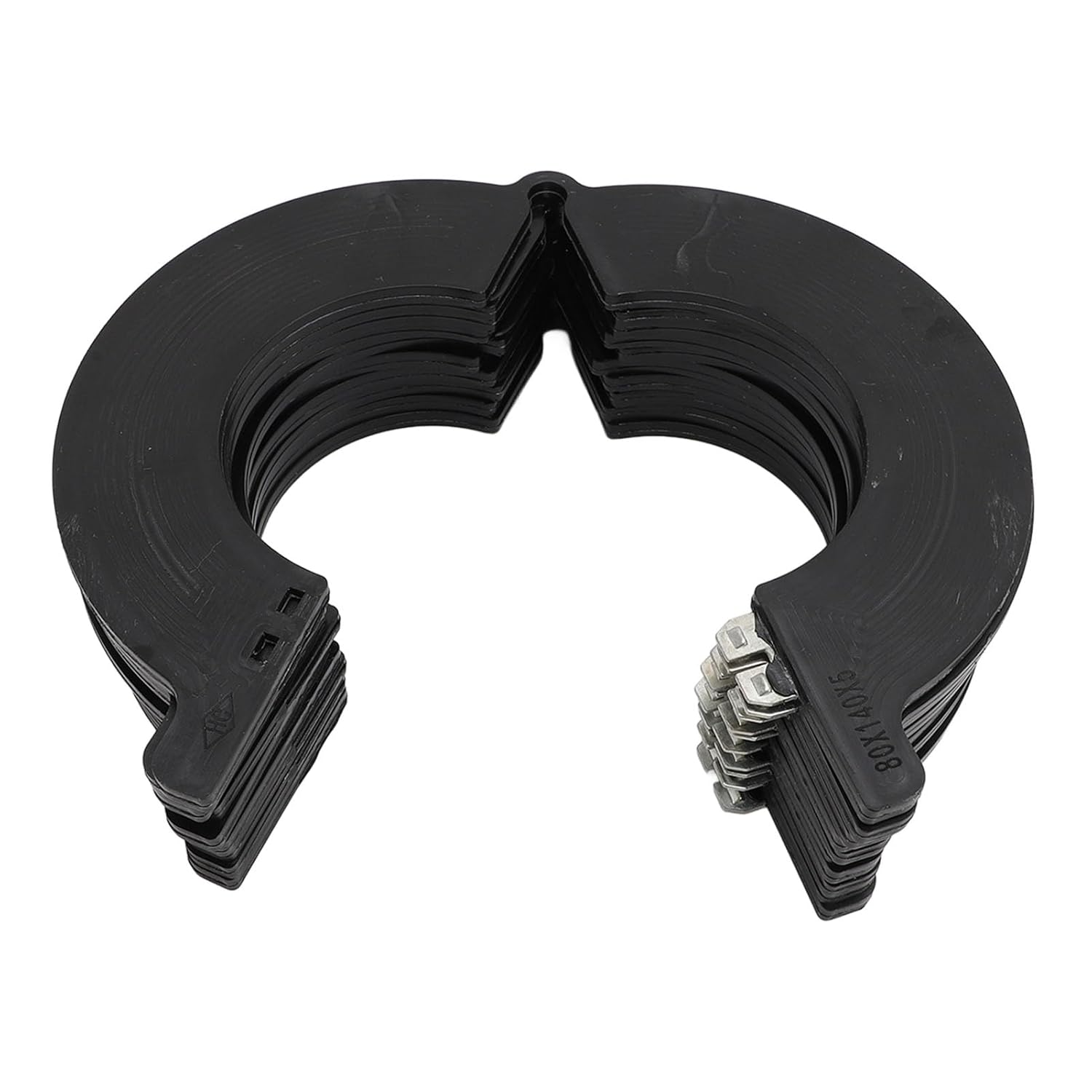 10Pcs 80mm Bucket Pin Shim Kit, Engineering Plastic Replacement for Excavator, with Dust Proof and Increased Greasing Intervals, Fit for Bobcat 337 341 435 X335 X337 X341