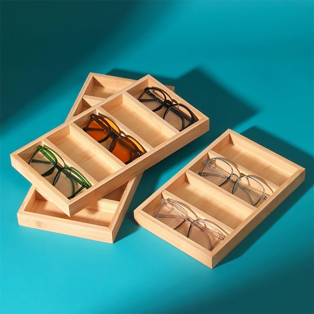 Brillendisplay Organizer, breite Anwendung, exquisite Handwerks-Sonnenbrillen-Aufbewahrungsbox, kratzfeste Brillenbox