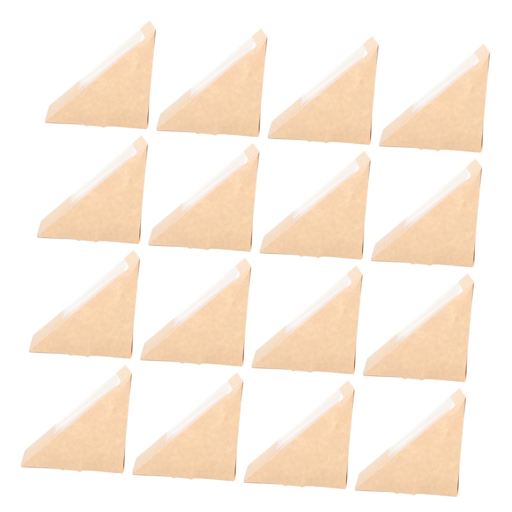 Gatuida 100piezas Caja De Sándwich De Papél Kraft Para Envasar Repostería Caja Para Comida Para Llevar Para Hornear Pasteles