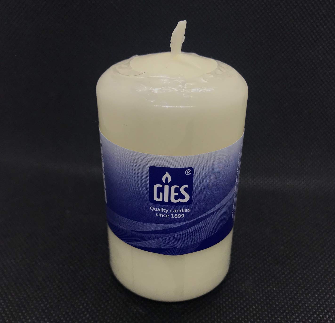 Gies Ivory Pillar Candles 48mm x 80mm (20 Candles)