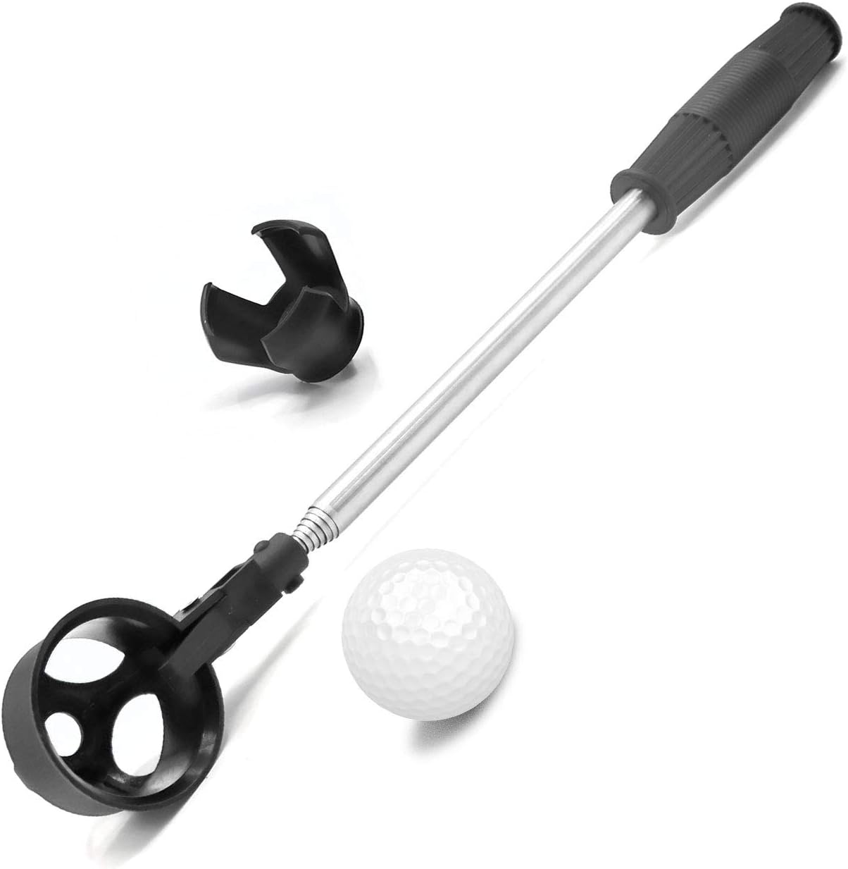 prowithlin Stainless Golf Ball Retriever for Water, with Putter Grabber Claw Sucker Tool, Gifts for Men (6FT/9FT)