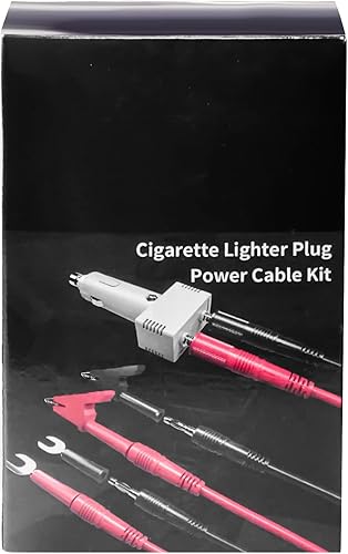 Miniatura 7 de Goupchn Enchufe de encendedor de cigarrillos macho a doble hembra de 0.157 in hembra adaptador de cargador de coche 12V 10A con cables de