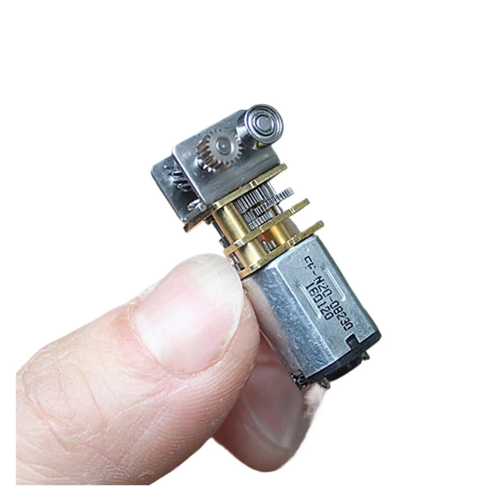AARTERZZA N20 Dull Metal Turbine Worm Gear Reduction Electronic Starter Gearbox Gear Engine DC 3V 3.7V 5V 22rpm Slow Speed