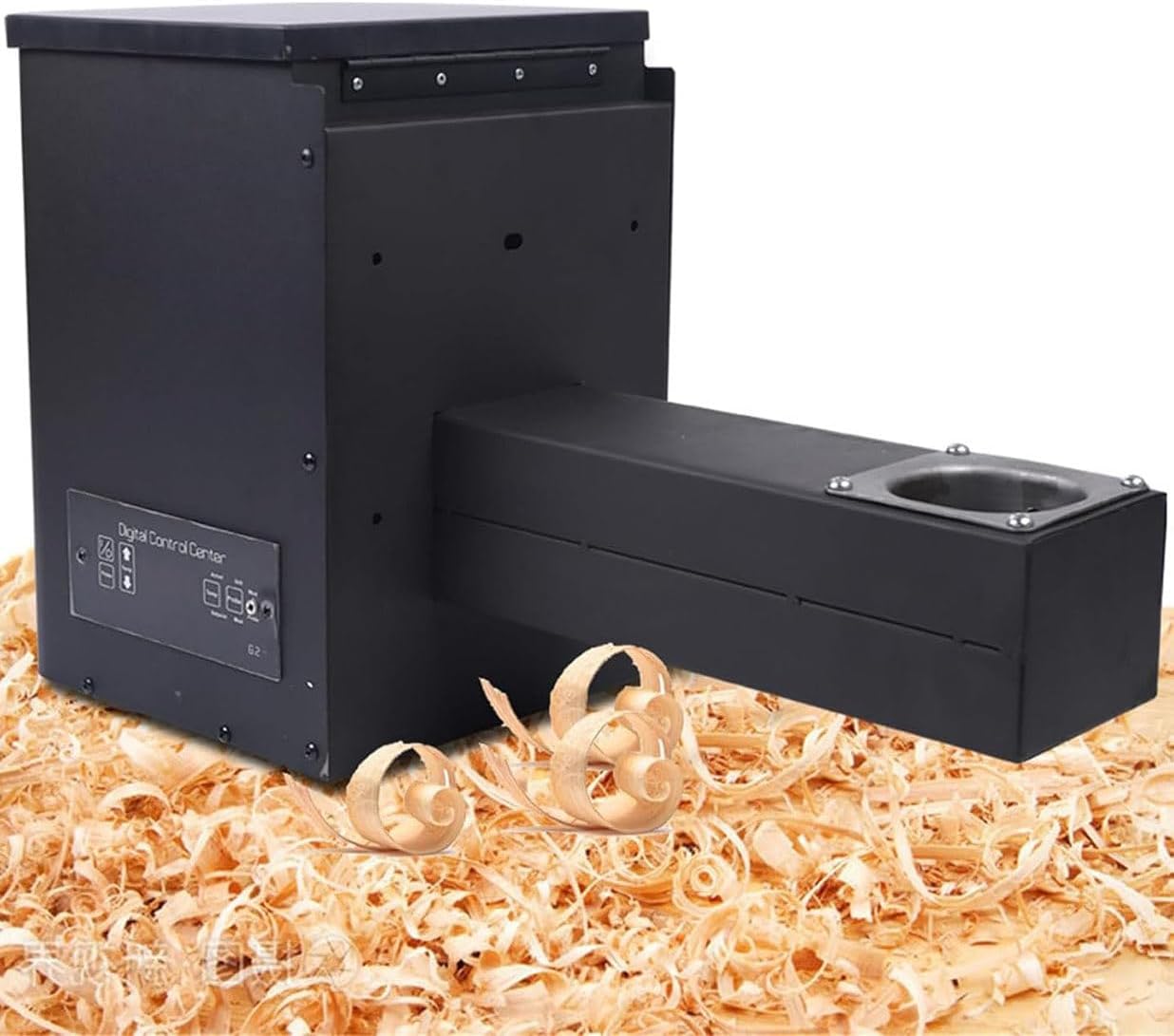 Pellet BBQ Smoker Hopper Assembly Kit, Electric Wood Pellet Smoker Grill Parts Digital Smoker, Adjustable Temperature 165-450°F for Grill, Smoke, Bake, Roast