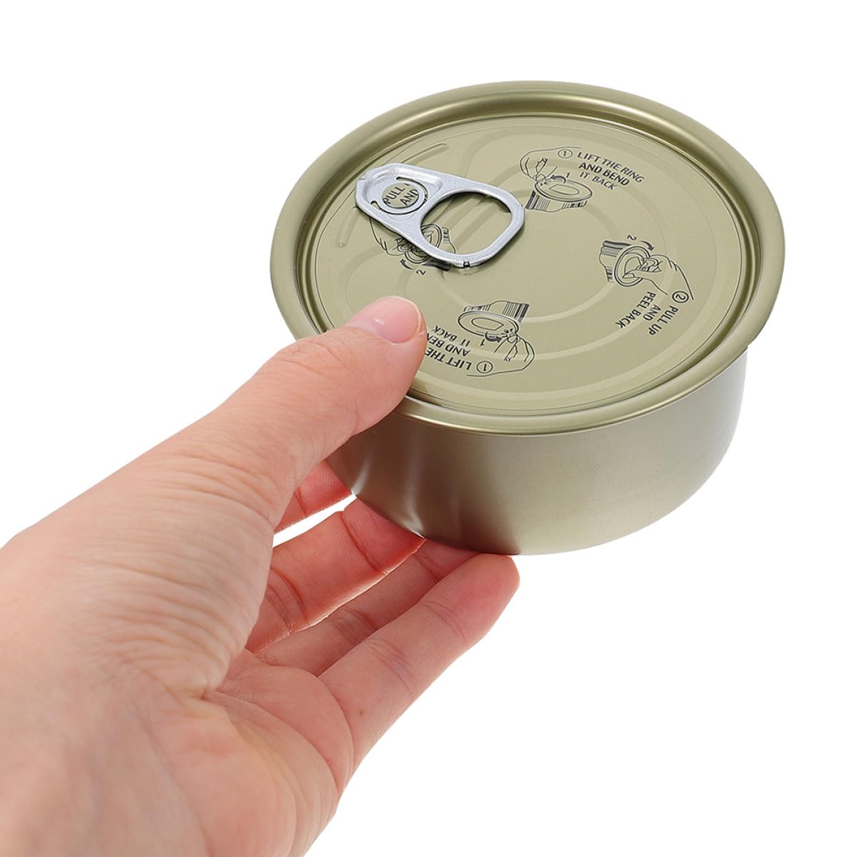 Healeved 12 Pezzi Barattoli in Latta di Acciaio Sigillati per Alimenti, Contenitori Ermetici in Materiale Alimentare, Scatole Ricaricabili per Biscotti, Dolci e Carne