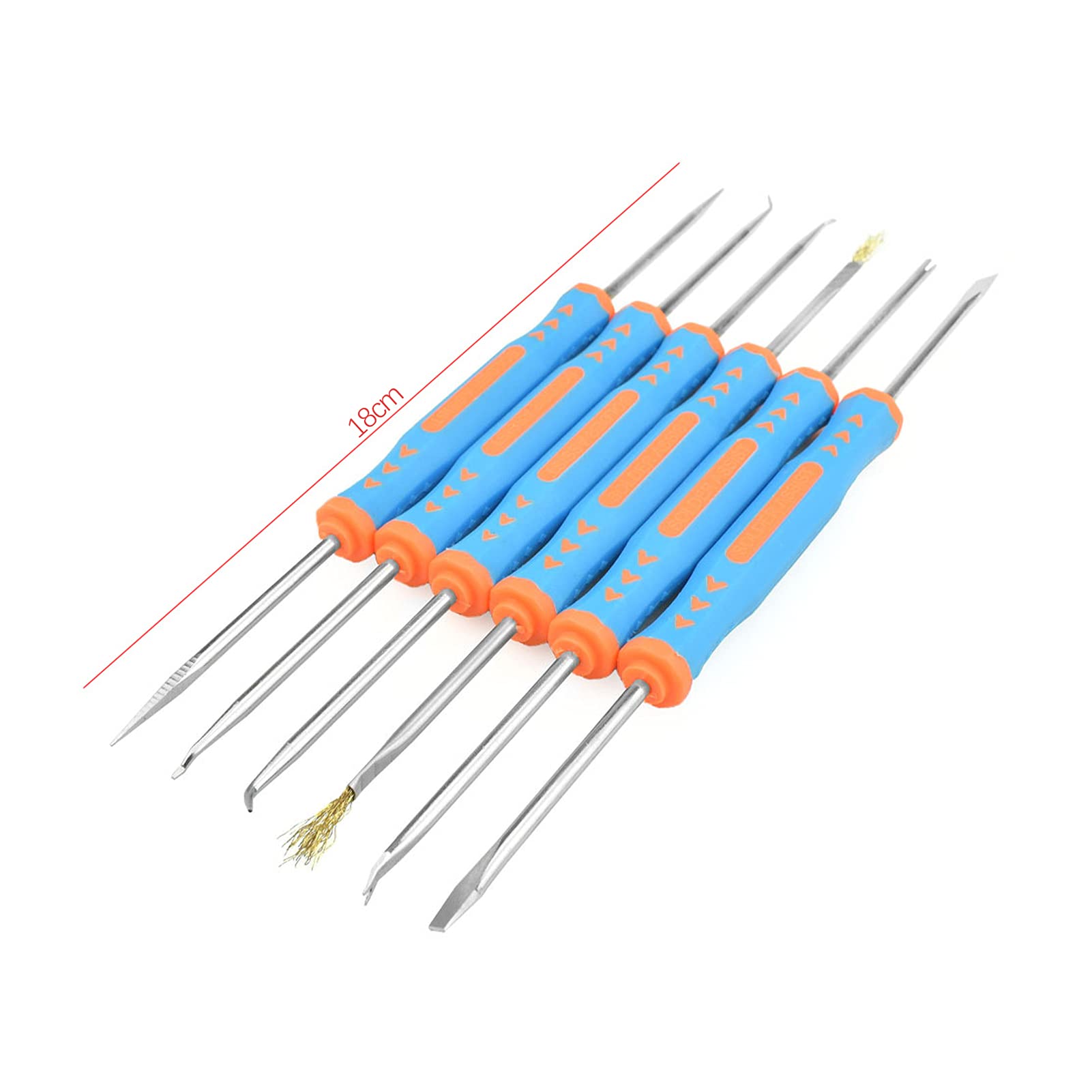 Strumenti di riparazione professionali per strumenti di saldatura Componenti elettronici Set da 6 pezzi Blu