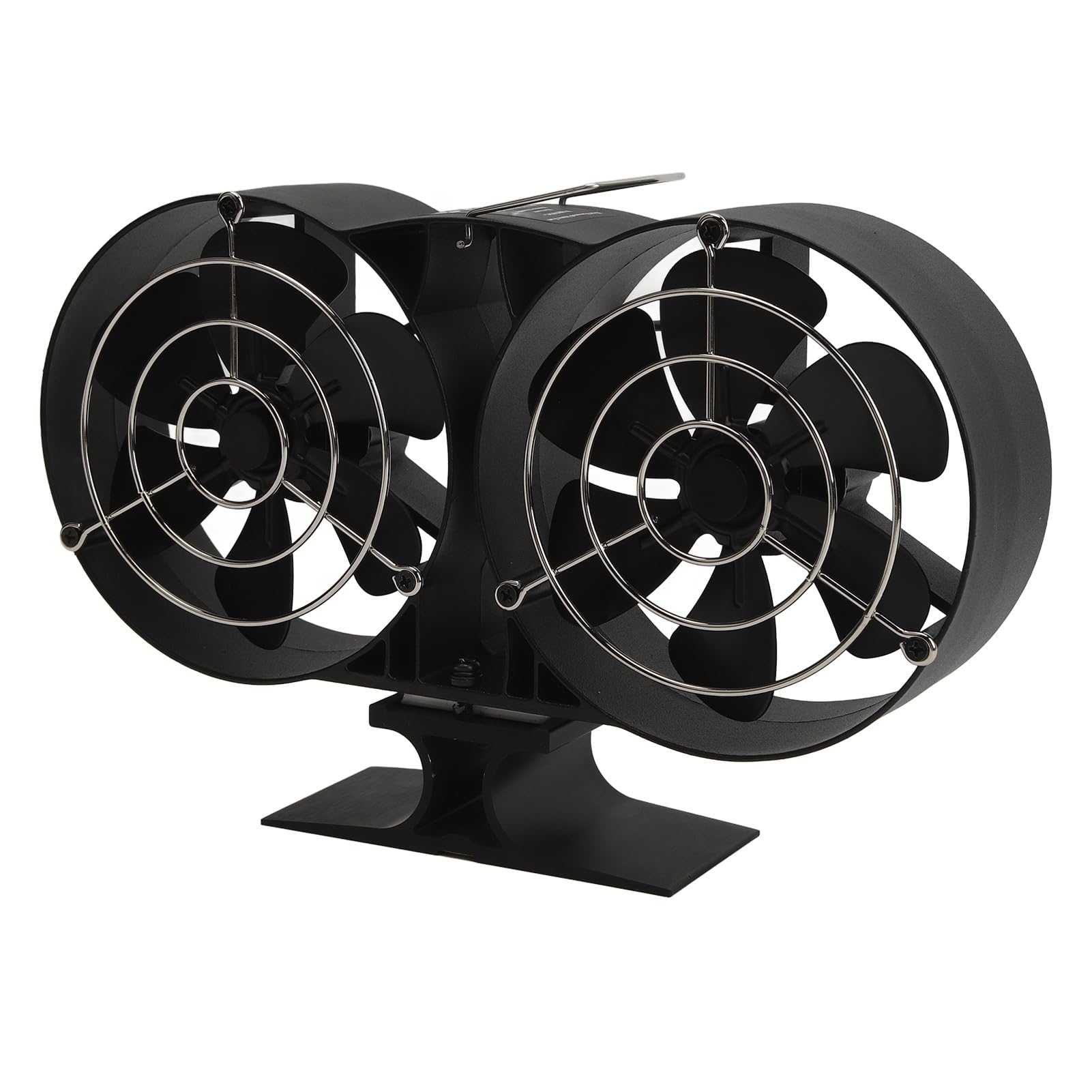 Fafeicy Ventilatore per Stufa a Doppia Testa, Diffusore di Aria Calda con