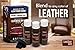 Leather Max Dark Brown Mix Vinyl and Leather Repair Kit - for Your Furniture, Jacket, Sofa, Car Seat, Boots, Easy Instructions to Match Brown Colors, Restore Any Material No Mixing Chart Needed