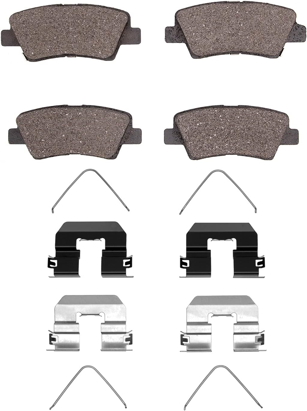 Dynamic Friction Company 5000 Advanced Brake Pads - Ceramic and Hardware Kit