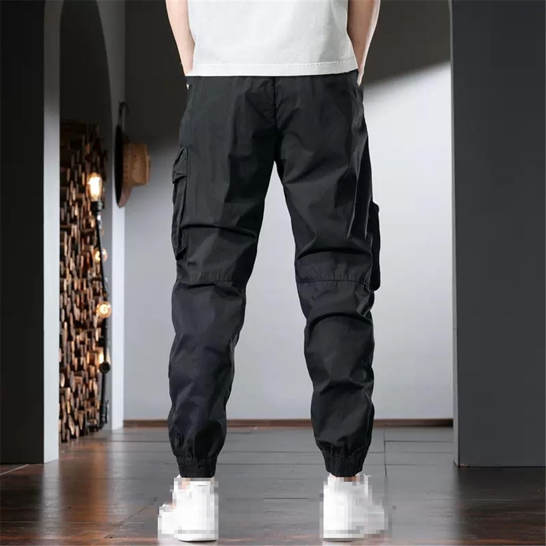 Pantalones Cargo para Hombre, Pantalones Holgados Tácticos Militares De Verano, Ligeros, con Cordón En La Cintura Elástica