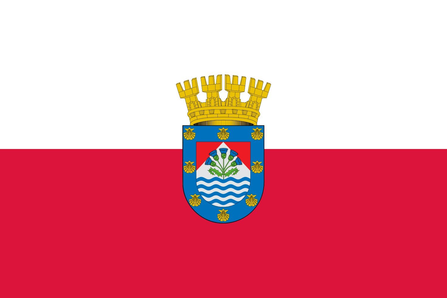 Drapeau Renca Chili de 1.35m² anti-effilochage au format paysage large
