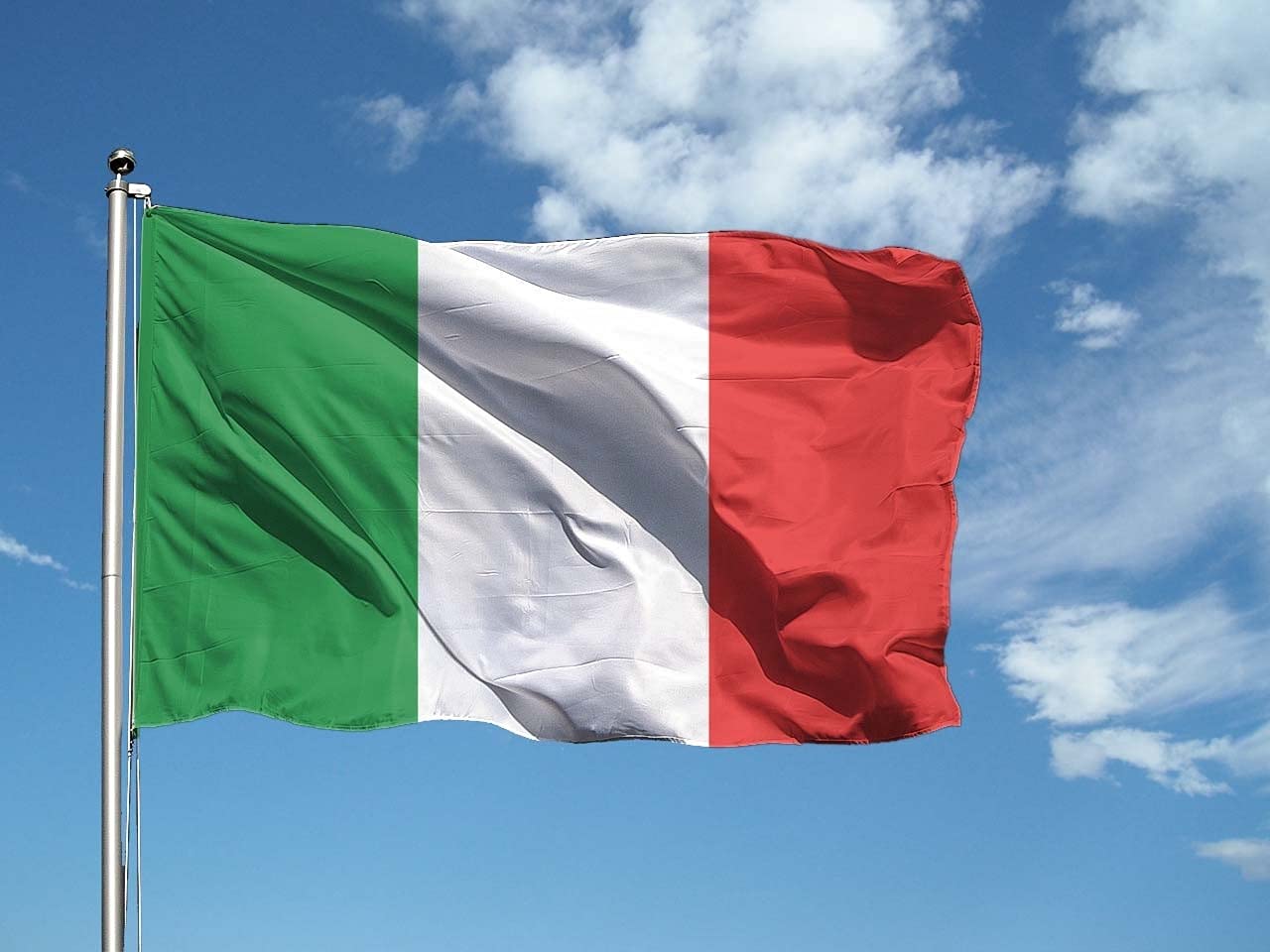 Bandiera Italia 60x90 Cm – Flag System – 100% Poliestere Nautico Antivento - 2