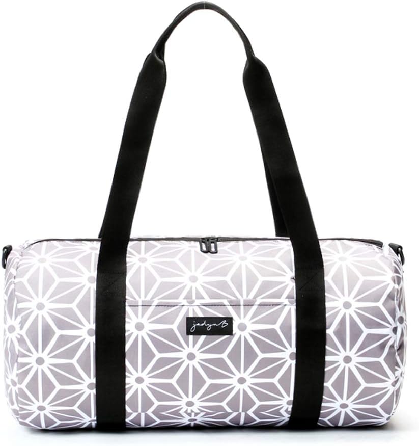 Jadyn 19” Barrel Womens Duffel/Gym/Weekender Bag (Geometric Gray)
