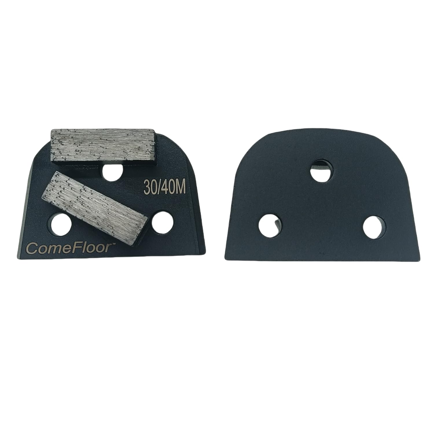 Disco de molienda de suelo de hormigón, zapatas de molienda de metal de diamante para preparación de hormigón y eliminación fina de epoxi, compatible con amoladoras Lavina Edco Onfloor, doble barra
