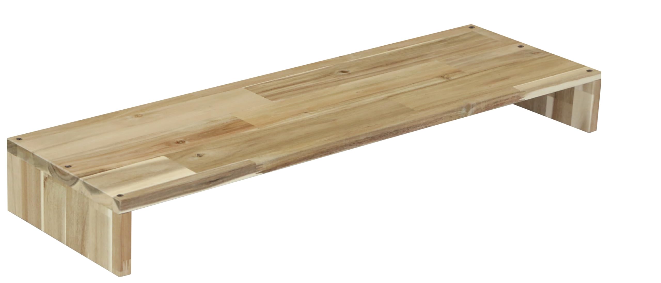 Amazon.co.jp: WOODPRO アカシア モニター台 デスクシェルフ 幅90cm 高