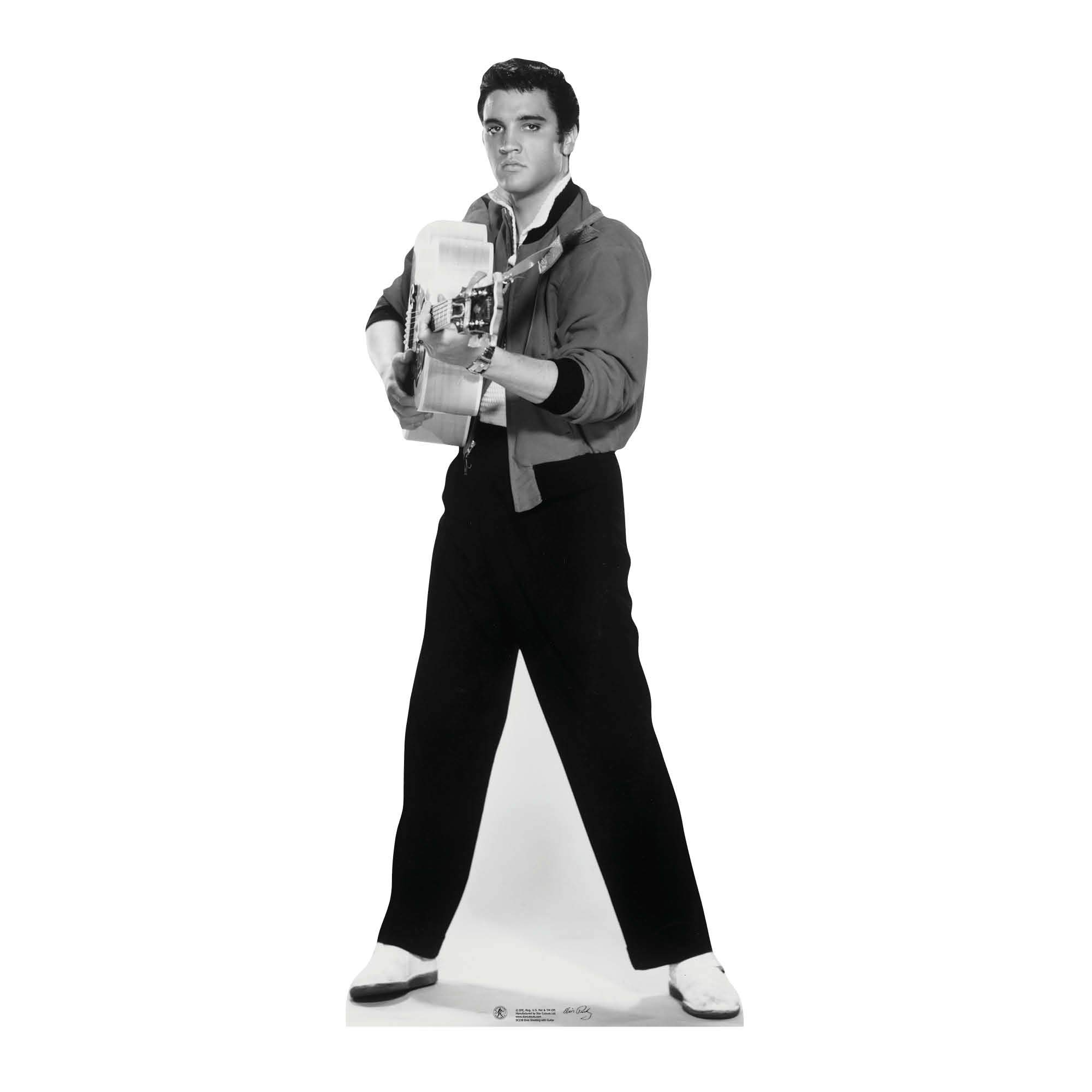 STAR CUTOUTS Cut Out of Elvis Shooting with Guitar