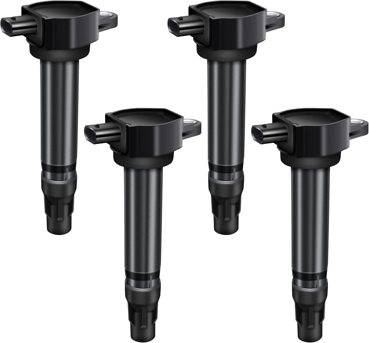 MAS Ignition Coil Pack Set of 4 Compatible with Dodge Jeep Chrysler Vehicles 200 Sebring Avenger Caliber Journey Compass Patriot Replaces 4606824AB UF557 C1587 C-1587 GN10346 5C1644