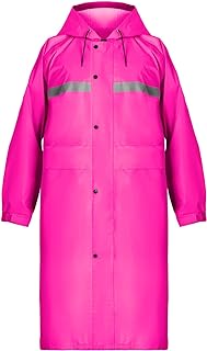 Chubasquero largo con capucha impermeable de seguridad para emergencia, poncho para hombres, mujeres y adultos