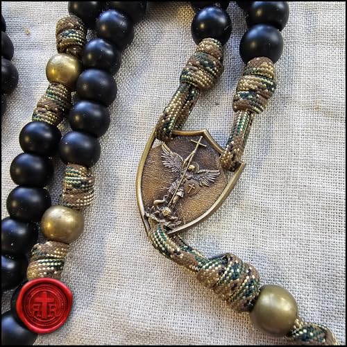 Soldier Paracord Rosary in Military Camo - Strongest Rosaries4