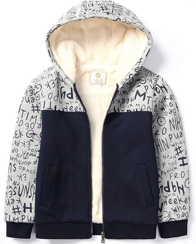 boys fleece lined jacket
